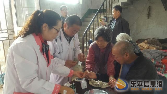 縣婦幼保健計生服務中心到接山徐坦村關愛老人健康免費義診活動