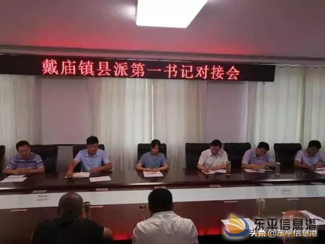戴廟鎮(zhèn)召開縣派第一書記對接會(huì)
