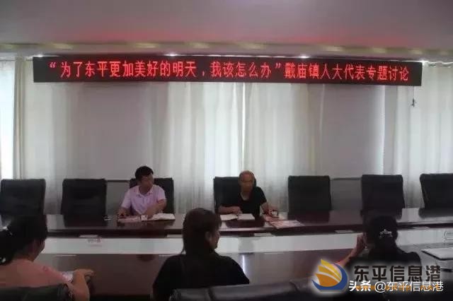 戴廟鎮(zhèn)人大開展“為了東平更加美好的明天，我該怎么辦”大討論
