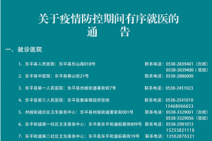 關(guān)于疫情防控期間有序就醫(yī)的通告