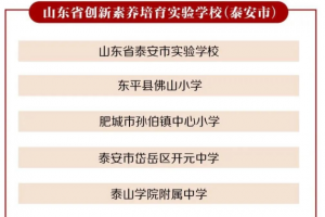 點(diǎn)贊！東平這所學(xué)校被評(píng)為山東省創(chuàng)新素養(yǎng)培育實(shí)驗(yàn)學(xué)校