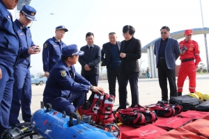 東平開展東平湖濕地滅火救援實戰(zhàn)演練