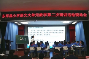東平縣小學(xué)語(yǔ)文大單元教學(xué)第二次研訓(xùn)活動(dòng)暨第二實(shí)驗(yàn)小學(xué)教育集團(tuán)教研活動(dòng)成功舉辦