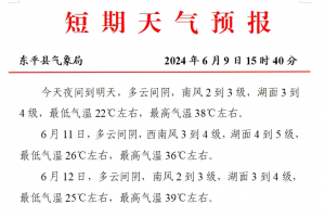 熱浪滾燙，突破40°C！東平即將開啟“蒸桑拿”模式