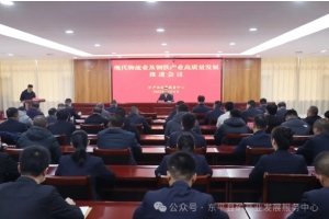 縣礦產(chǎn)業(yè)發(fā)展服務(wù)中心召開(kāi)現(xiàn)代物流業(yè)及鋼鐵產(chǎn)業(yè)高質(zhì)量發(fā)展工作推進(jìn)會(huì)議